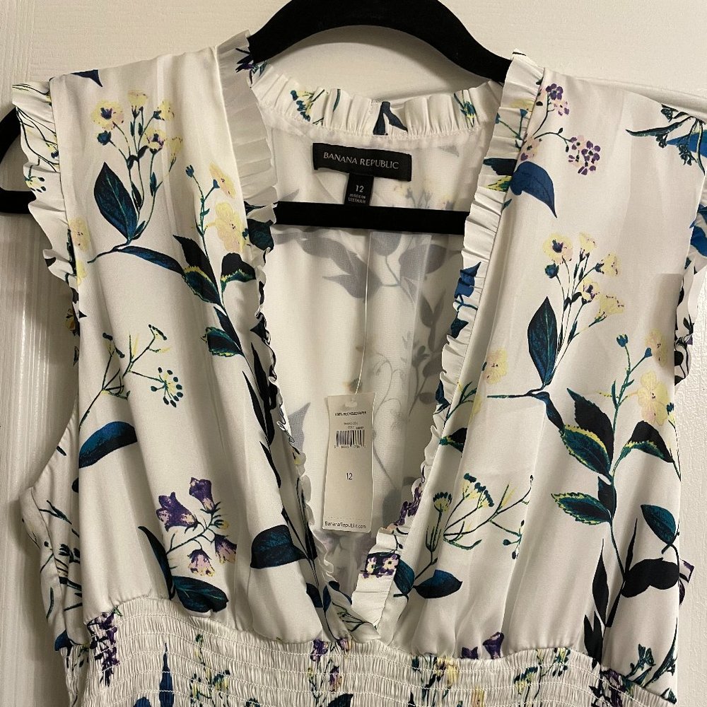 Banana Republic Maxi Floral Dress New with Tags - Size 12